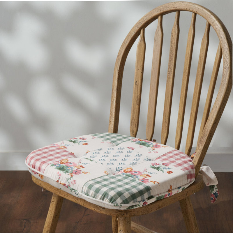 Coussin de siège en coussin de coton 15,5 x 17 po Margaret Dusty