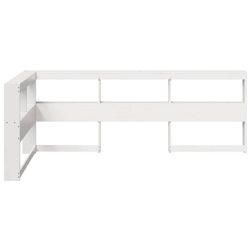 Ryon Solid Wood Headboard, 80cm H x 98.5cm W x 218.5cm D, White