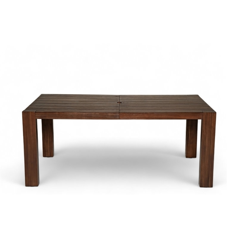 Ensemble de table et chaises de patio 7 pièces pour 6 personnes, Moka, Beige, moka