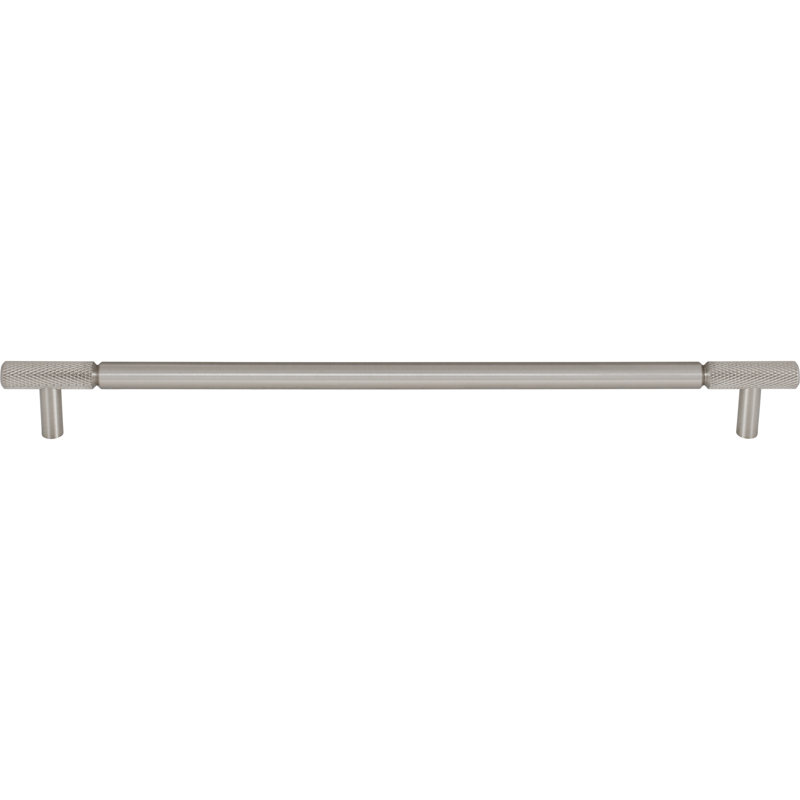 Prestwick Bar Pull, Brushed Satin Nickel, 12" Center To Center