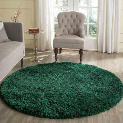 Esterly Solid Colour Shag Area Rug