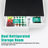 Modern Smart Coffee Table With Built-In Fridge, Bluetooth Speaker, Wireless Charging, Touch Control Panel, USB Ports, Outlet Protection, Atmosphere