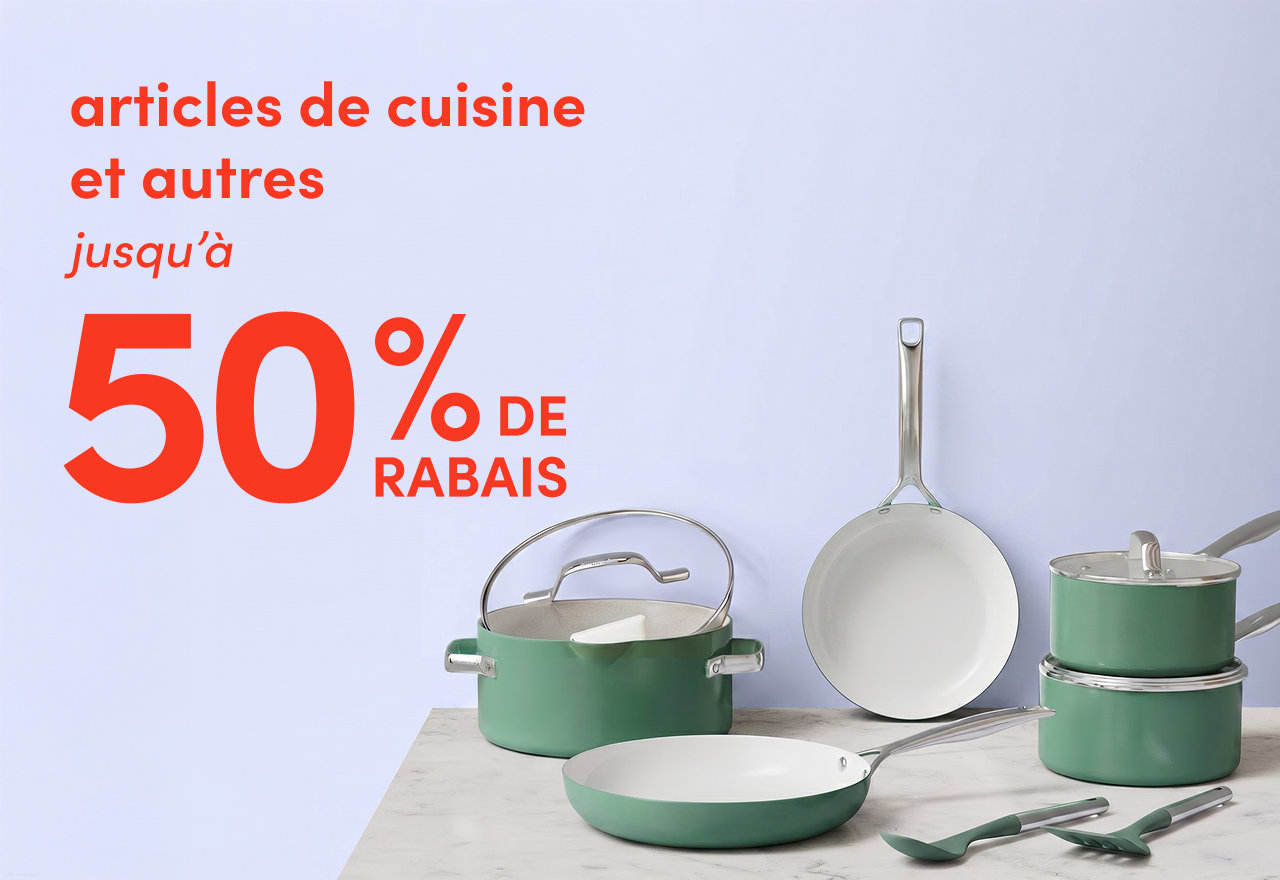 articles de cuisine et autres en solde