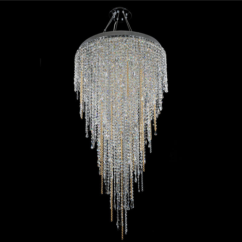 Lustre en chrome / transparent Tenleg 16 LT Allegri