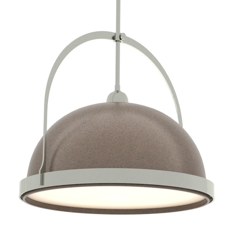 Atlas 1 - Light Single Dome Pendant, 22.3" - 67.3", Bronze, Modern Brass