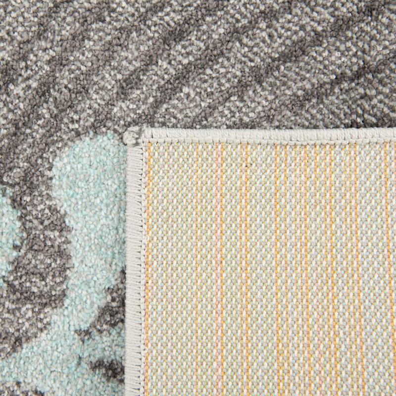 Machine Woven Polypropylene Plastic Rug, Runner 2'2" x 6'