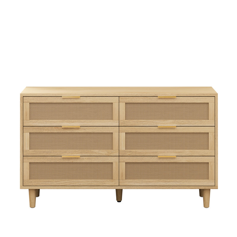 Armoire de rangement polyvalente en rotin pour la chambre à coucher et le salon, améliorant l'organisation