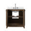 Malden Single Vanity-Satin Espresso Oak