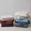 Coussin de sol carré en poly chenille ivoire 20 po x 20 po-121320063