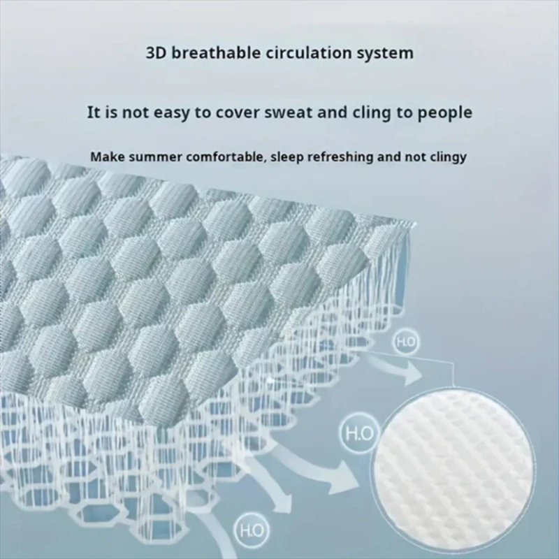 Cooling Breathable Tofu Pillows With 3d Airflow Circulation