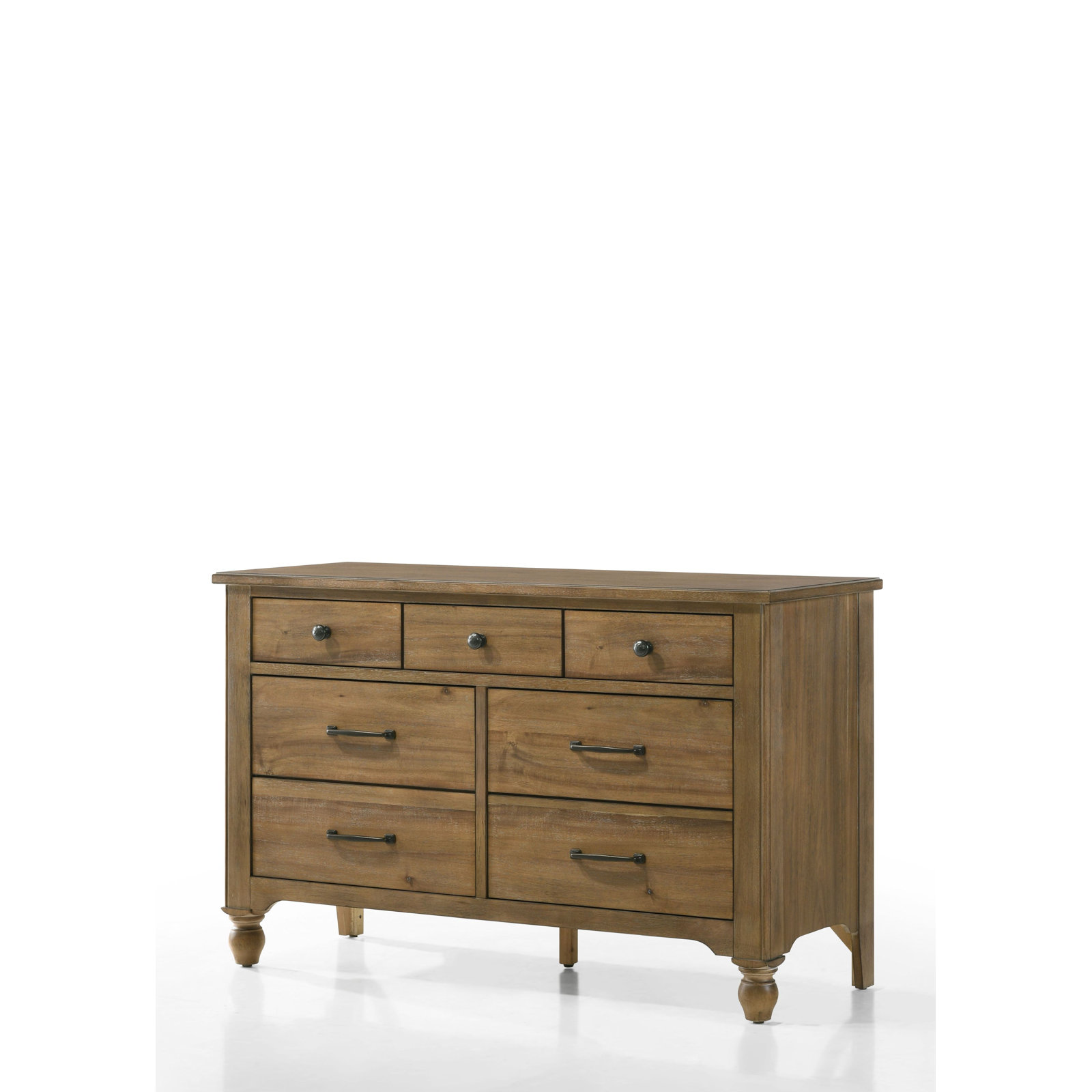 Highland 7-Drawer Farmhouse Wood Dresser