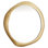 Hubbard Wavy Metal Beveled Mirror