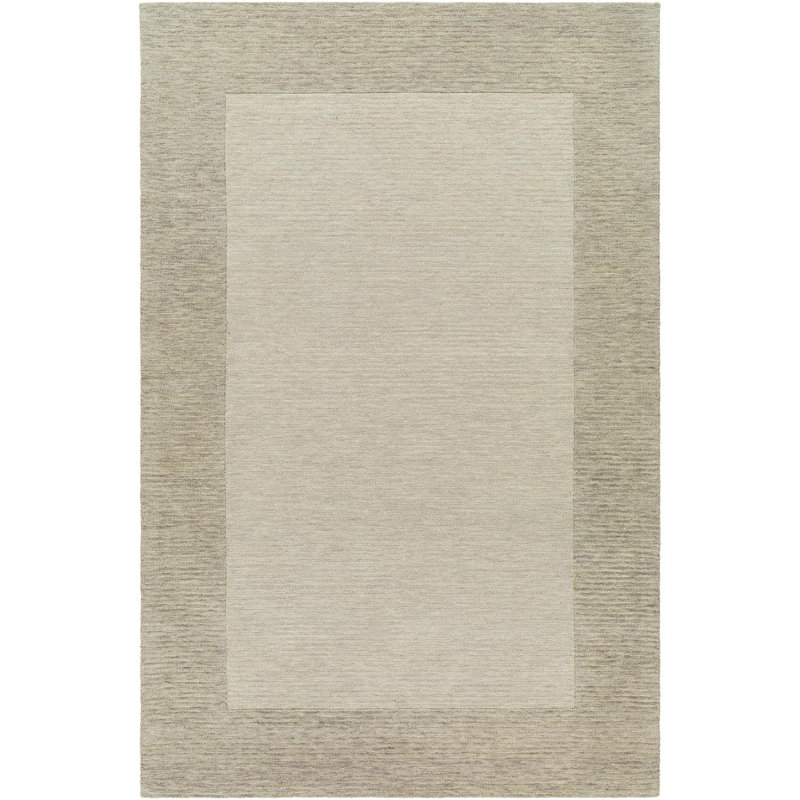 Duvan Hand Tufted Wool Geometric Indoor Rug, Rectangle 12' x 15'