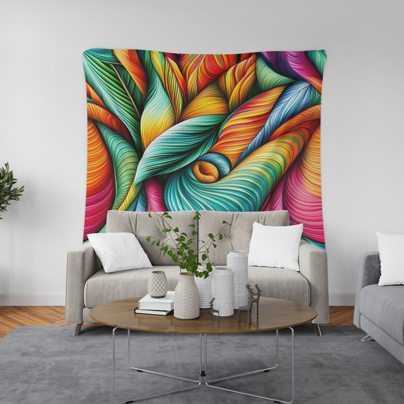Tapisserie murale, H 80 po x l 68 po