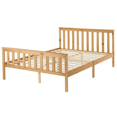 Aadi Solid Wood Shaker Bed Frame