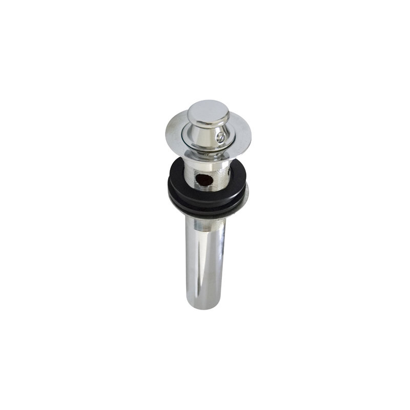 Lift and Turn Tub Drain with Overflow, Polished Chrome