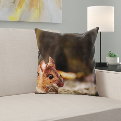 Microsuede Throw Pillow