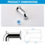 Wall Mounted Tub Spout Trim with Diverter-104830136