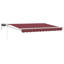 VidaXL Polyester Cover Retractable Patio Awning-126173499-126173507