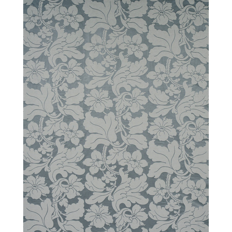 Dandridge Damask Fabric, Palace Slate