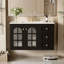 Meuble-lavabo flottant 36 po avec lavabo en céramique, armoire de salle de bain murale avec 3 tiroirs et système de fermeture en douceur