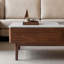 Table basse simple en bois massif-1745401055