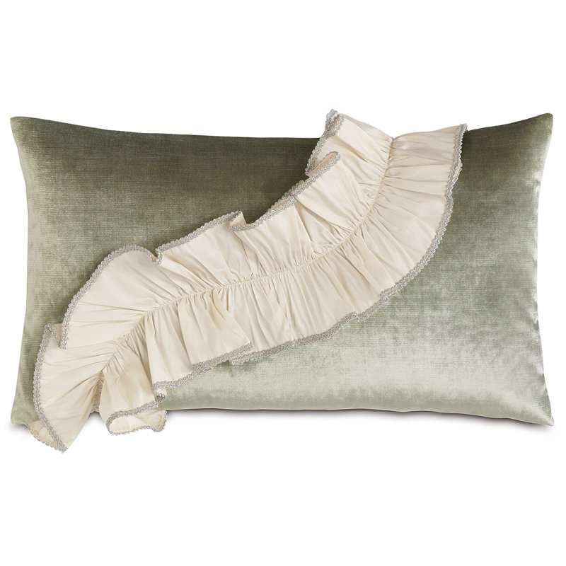 Lourde Lumbar Pillow Cover & Insert, Feather