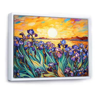 " Blue Iris Radiance By The Lake II "