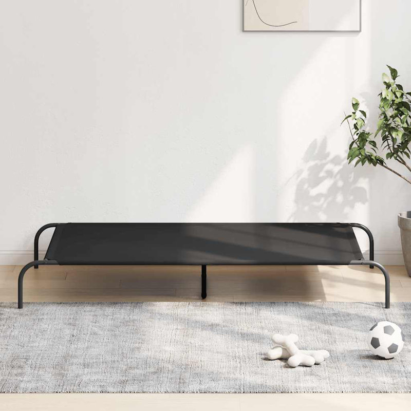 Oxford Fabric Pet Bed, 20cm H x 150cm W x 90cm D, Black
