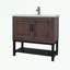 Meuble-lavabo autoportant avec lavabo, armoire et tablette ouverte-1730549595