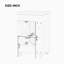 Meuble-lavabo simple avec plateau 20,00 Dhannu