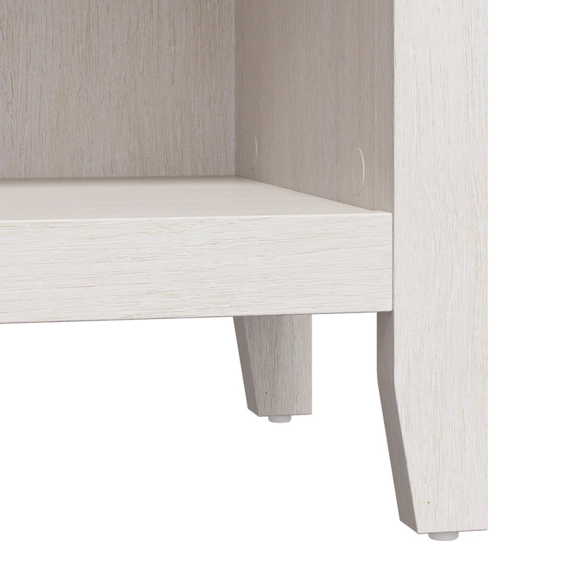 Armoire de rangement 28 po à 2 tiroirs, ensemble de 2, Blanc