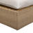 Cali Light Gray Fabric & Brown Wicker Modular Outdoor Small Sectional