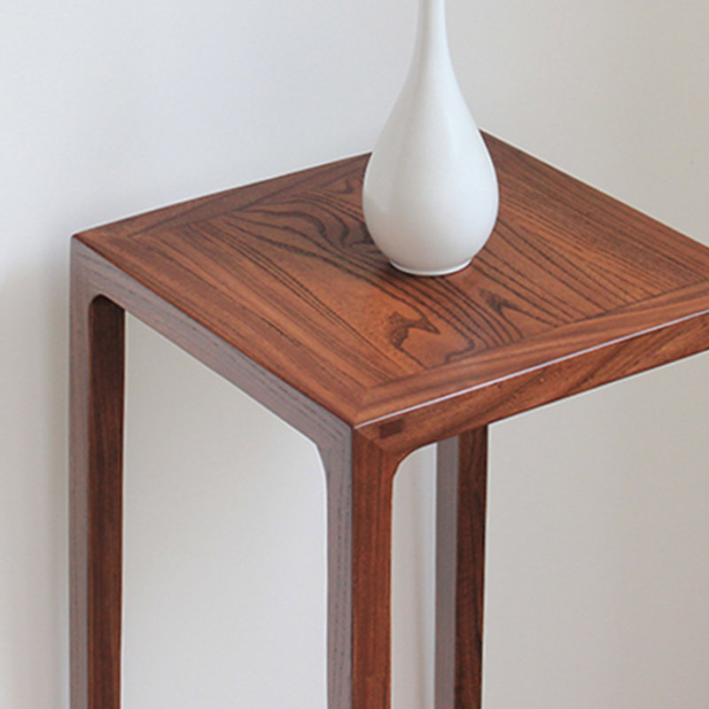 Solid Wood Double - Layer Plant Stand