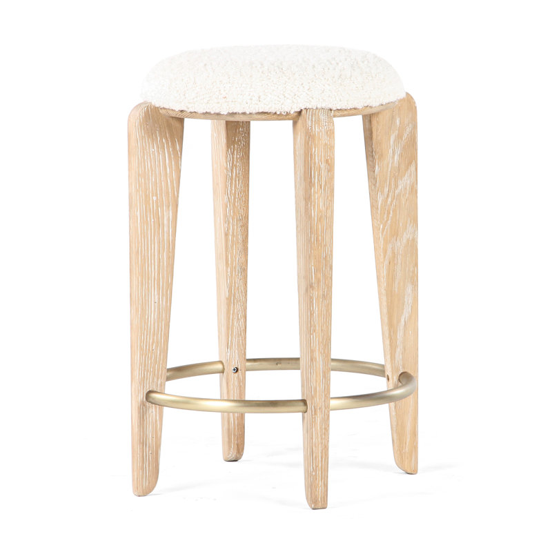 Tabouret de comptoir Delano Quattro, Cerused