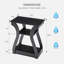 Table de chevet de 19,7 po de largeur avec station de charge et 2 tablettes de rangement-1299322019-1299321949