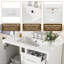 Meuble-lavabo de rangement simple avec comptoir en céramique-398309924