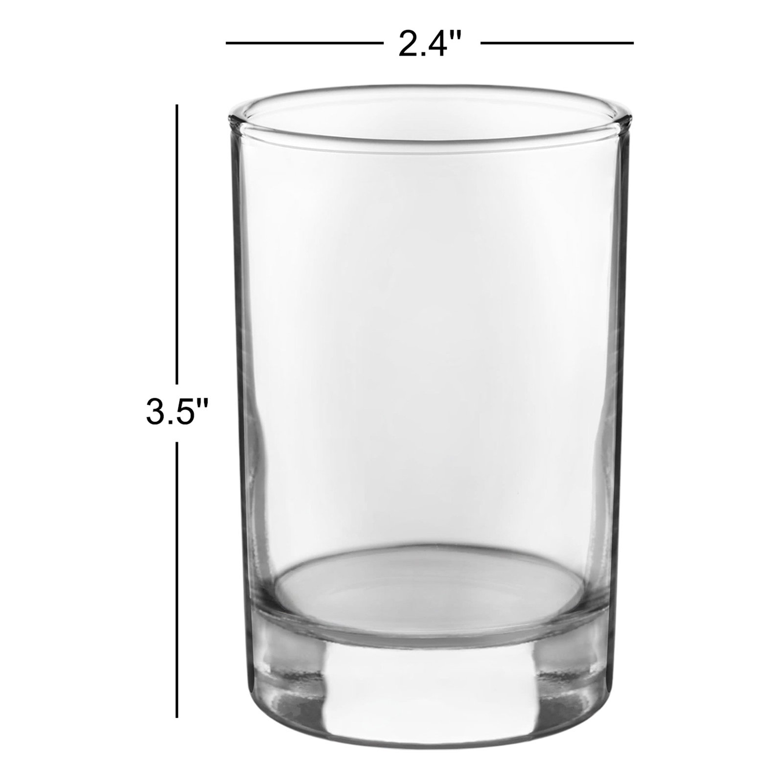Heavy Base Drinking Glass