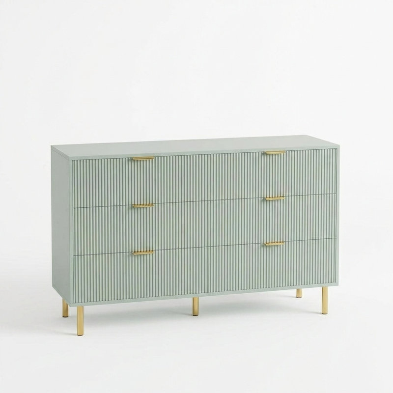 Commode spacieuse 56 po, Noir
