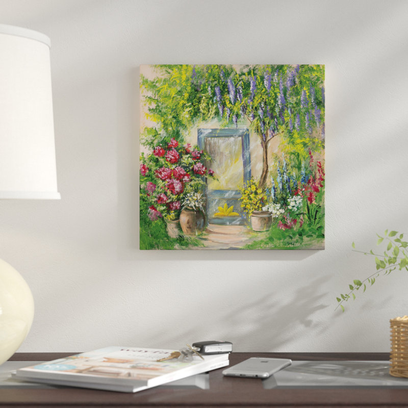 «Entrada I», reproduction sur toile, H 18 po x l 18 po x P 1,5 po, Toile tendue, Pas de tapis