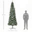 Arbre de Noël artificiel illuminé 9 pi avec branches réalistes, 460 lumières DEL