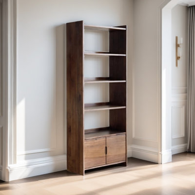 Solid wood household bookcase