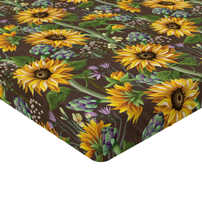 Drap-housse tournesols Ambesonne