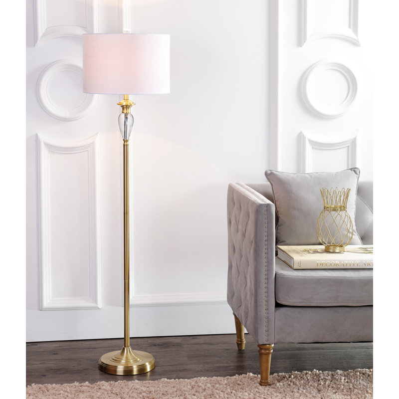 Eldert 60'' Brass Gold Traditional Floor Lamp