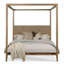 Gannet Solid Wood Canopy Bed-1221594002