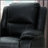 39 Inch Wide Faux Leather Manual Swivel Recliner, Perfect For Comfort And Modern Living Spaces