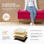 Banc de rangement en velours Carrielynn-1235242582