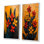 Automne, plantes, pétales de la saison I - Art sur toile floral, 2 pièces