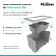 Évier de cuisine en acier inoxydable KRAUS Premier-98262349