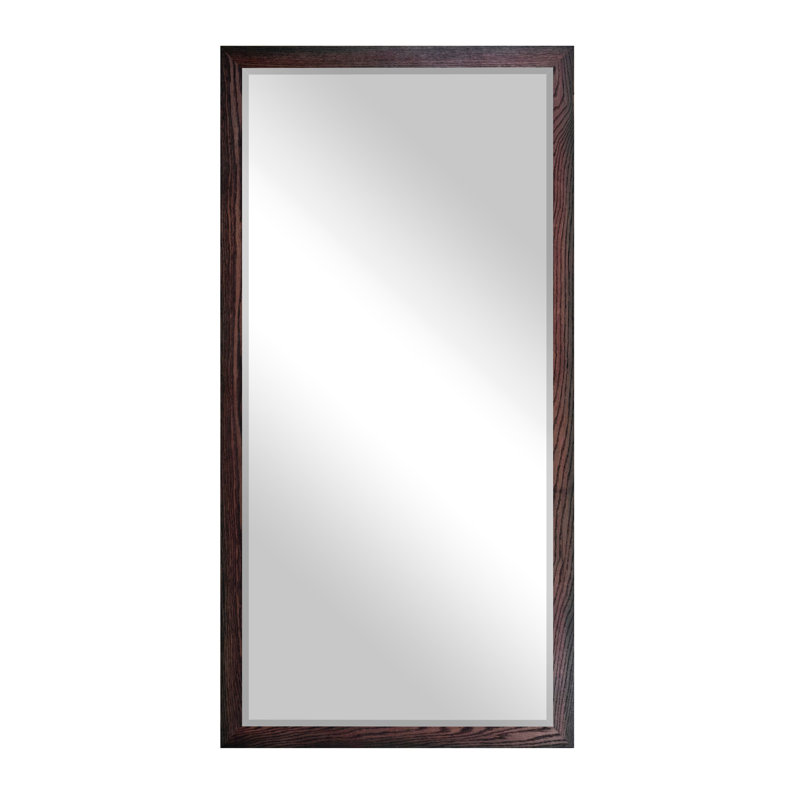 Ozark Hardwood Beveled Mirror 2", Black Cherry